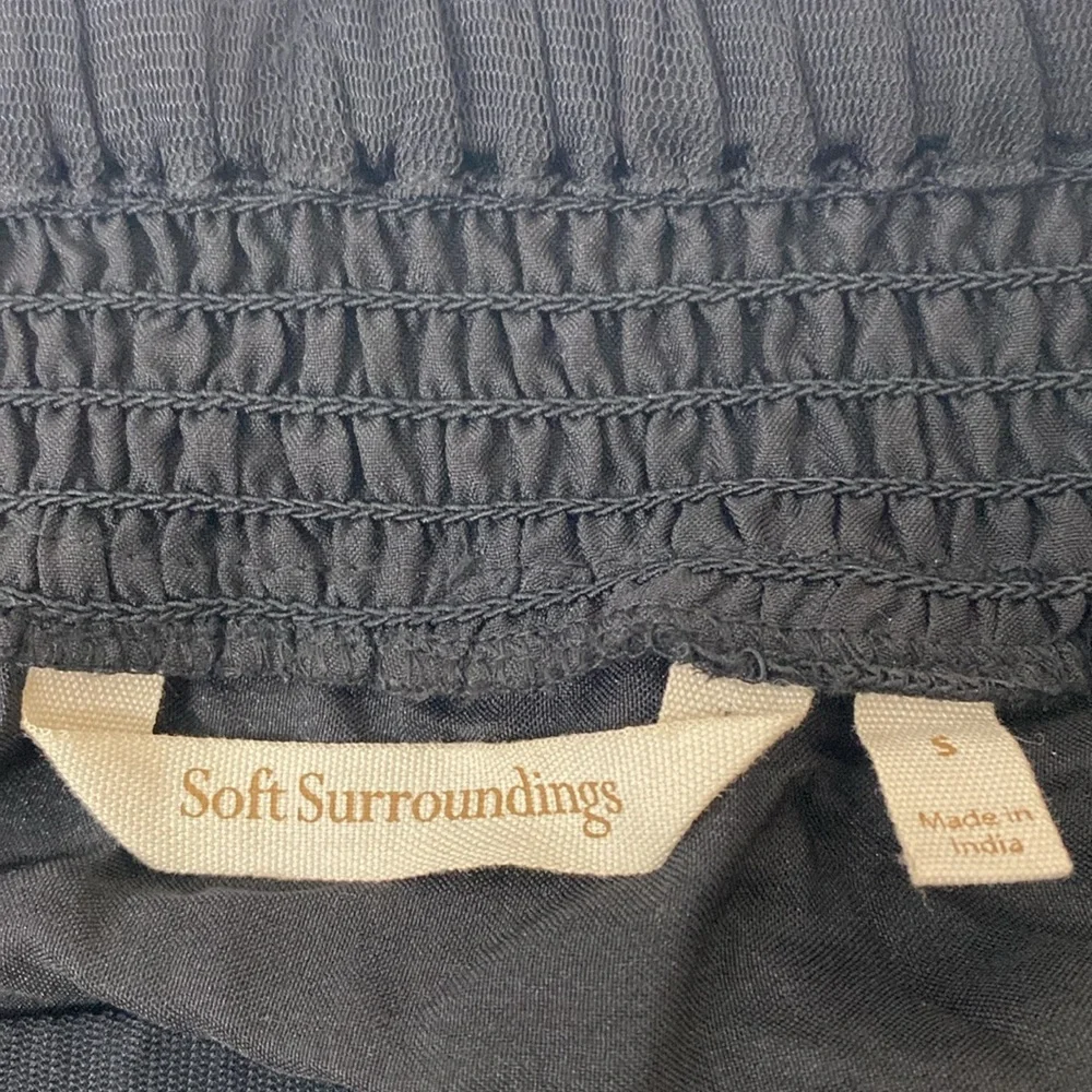 Soft Surroundings Embroidered Skirt Fairy Goth Gold‎ Romantic